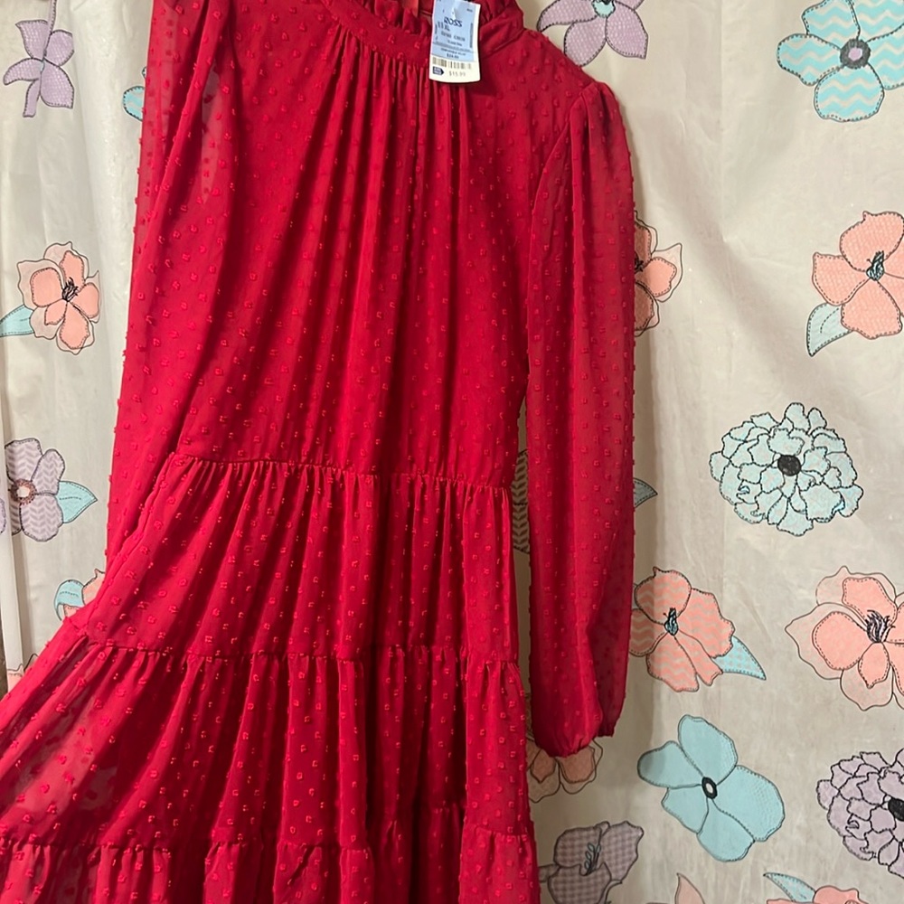 Junior size RED DRESS